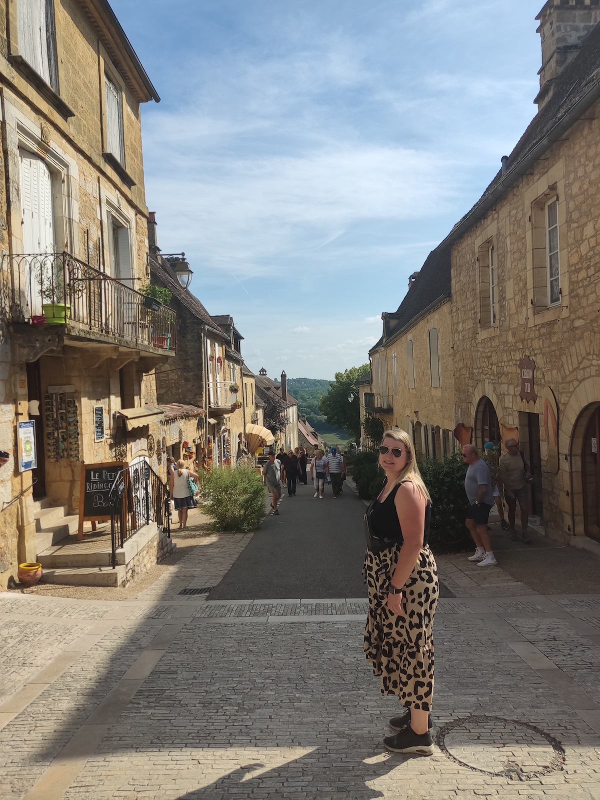 Winkelstraat in Domme