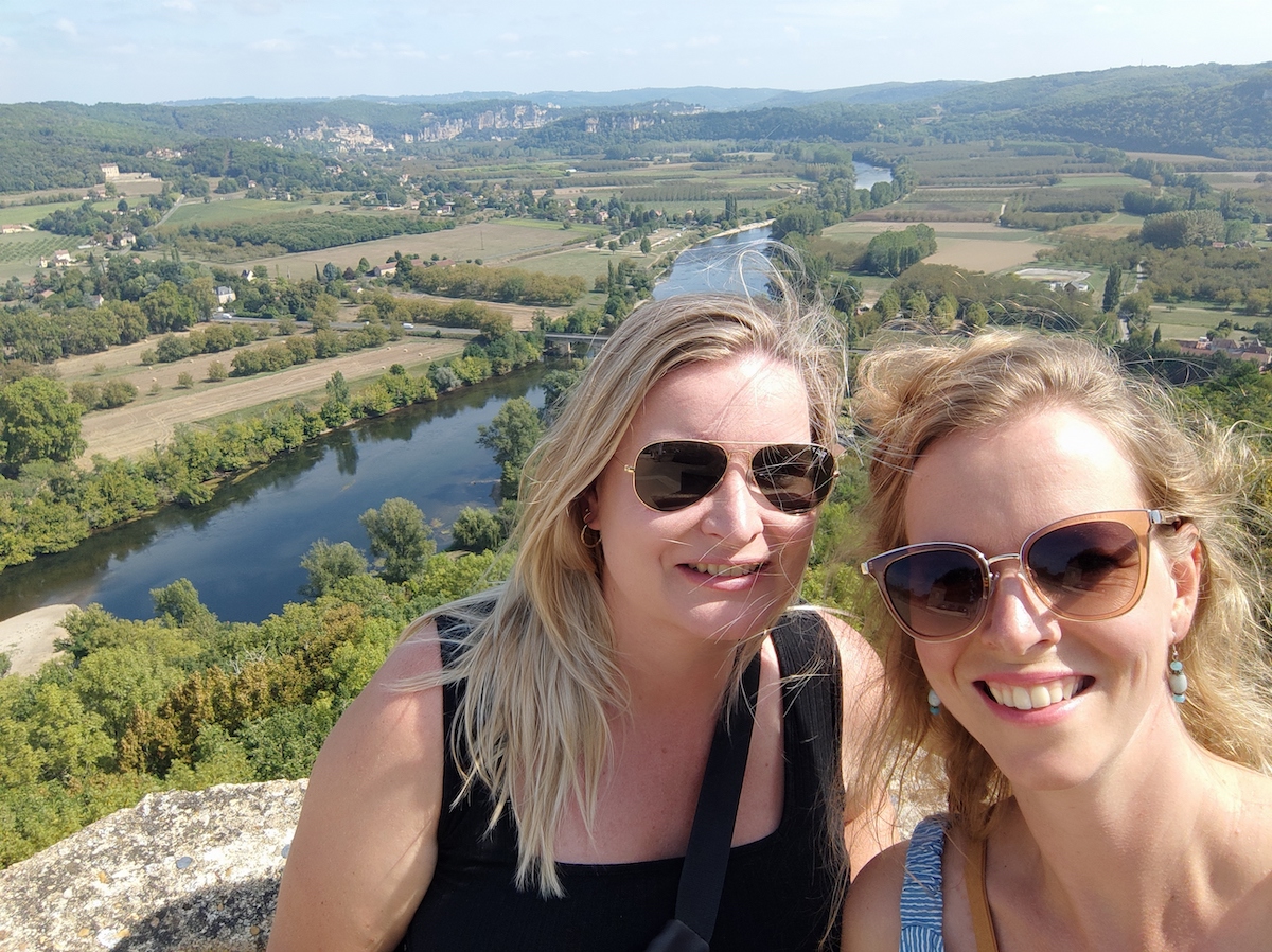 Panorama uitzicht in Domme