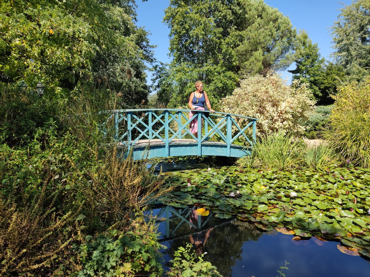 Brug in Jardin d'eau