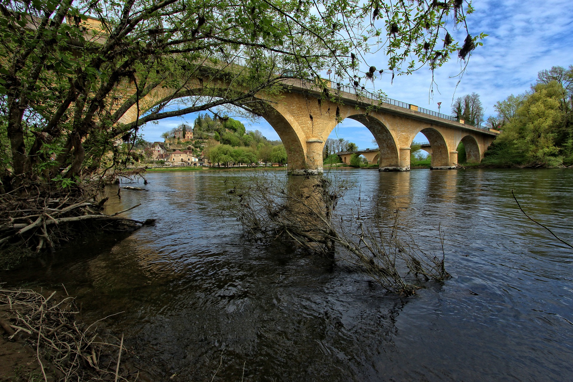 De Dordogne en Vezere bij Limeuil
