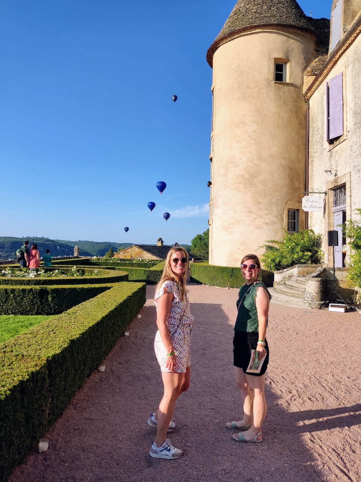 Vriendinnen in Marqueyssac