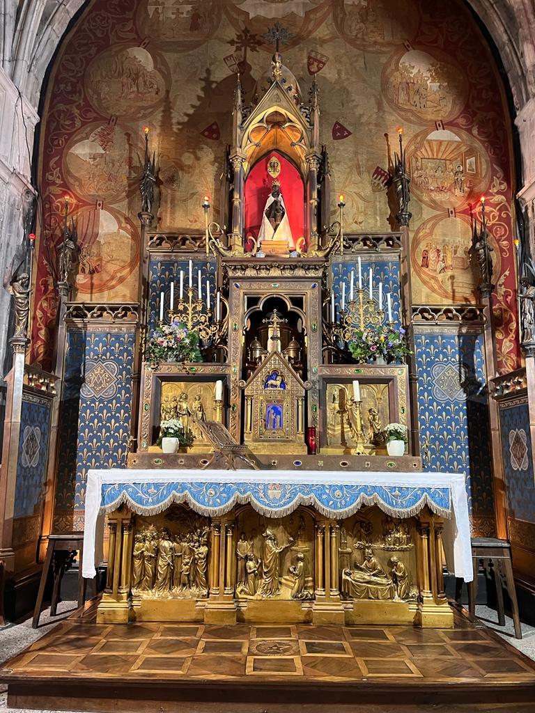 De kerk in Rocamadour