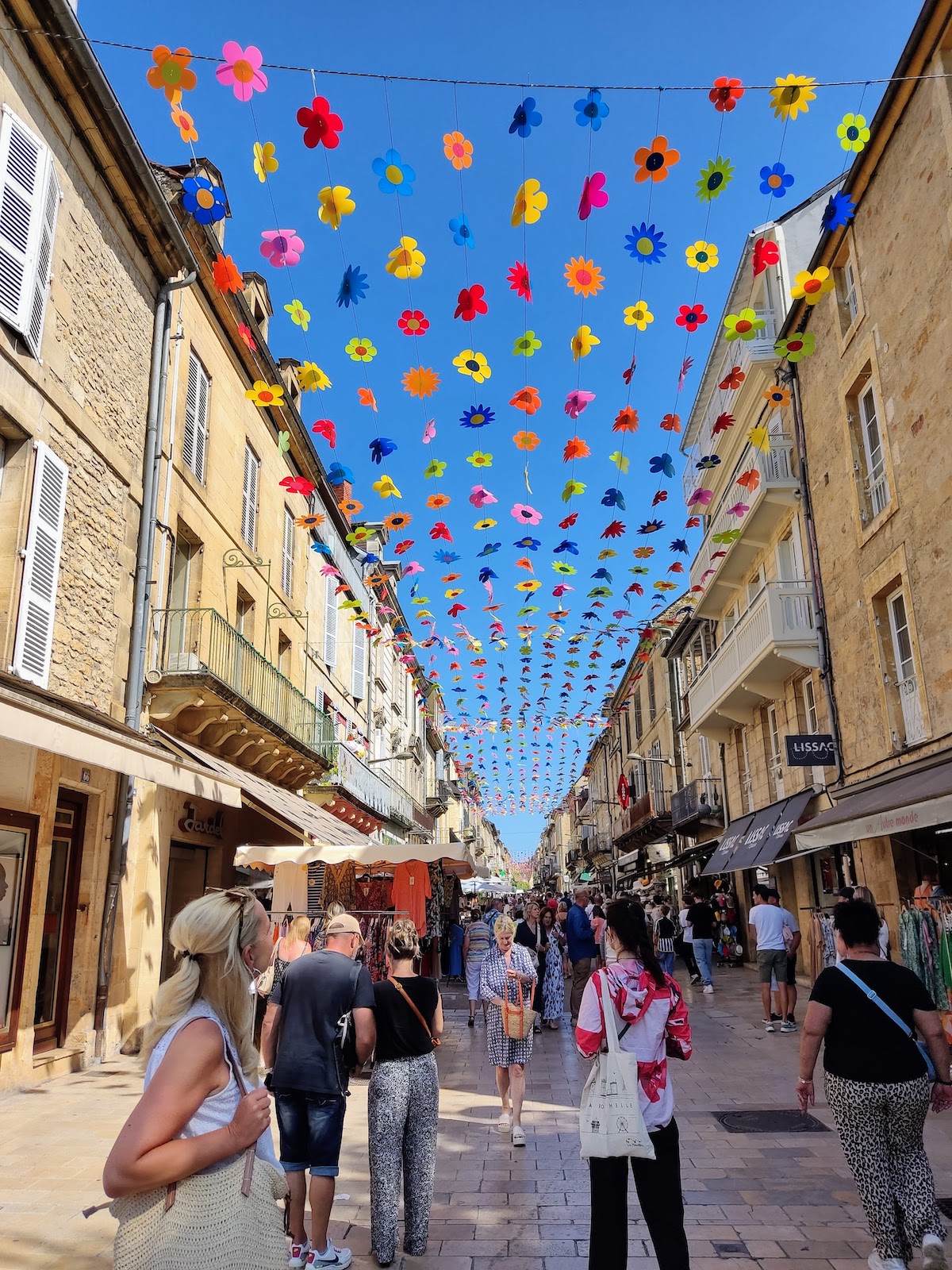 Winkelstraat in Sarlat